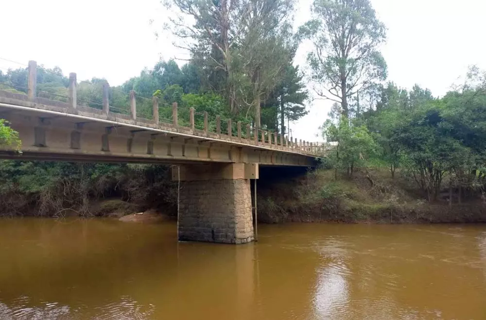 Ponte do Lageado está liberada para o tráfego de veículos